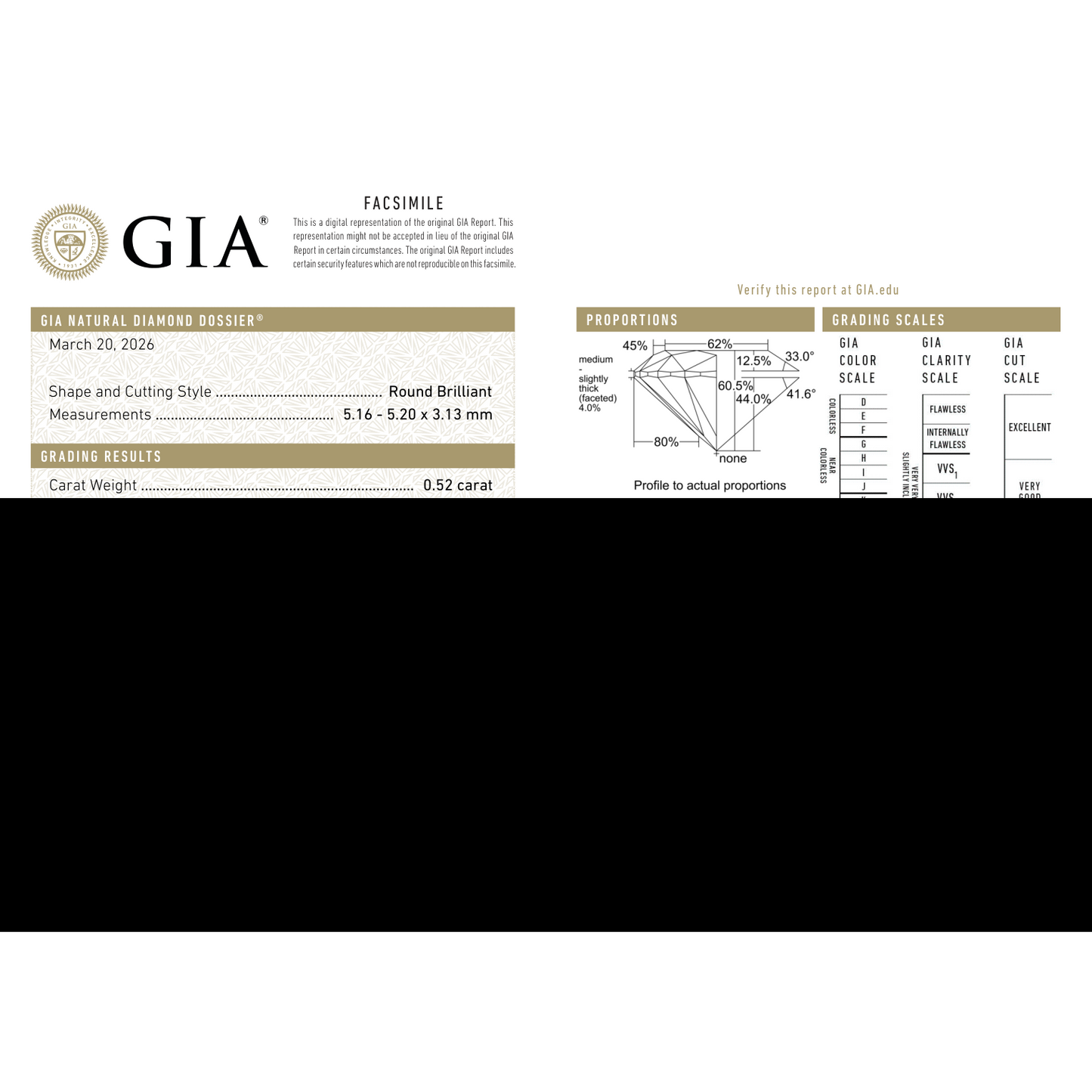GIA Certificate