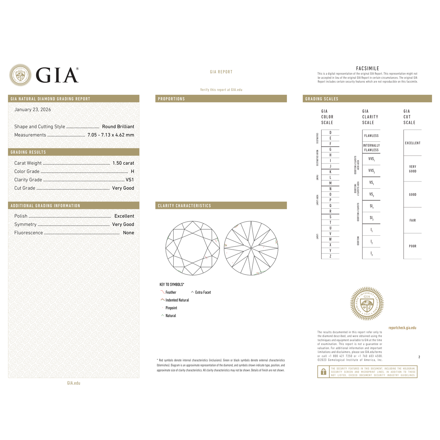 GIA Certificate