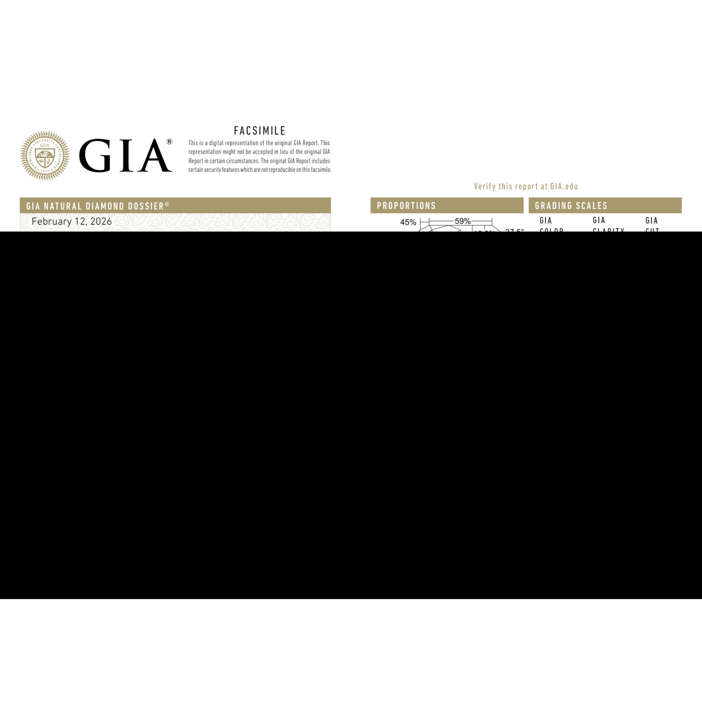 GIA Certificate