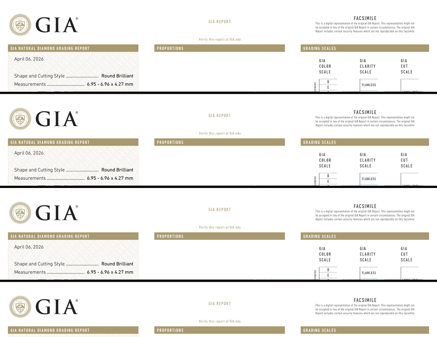 GIA Certificate