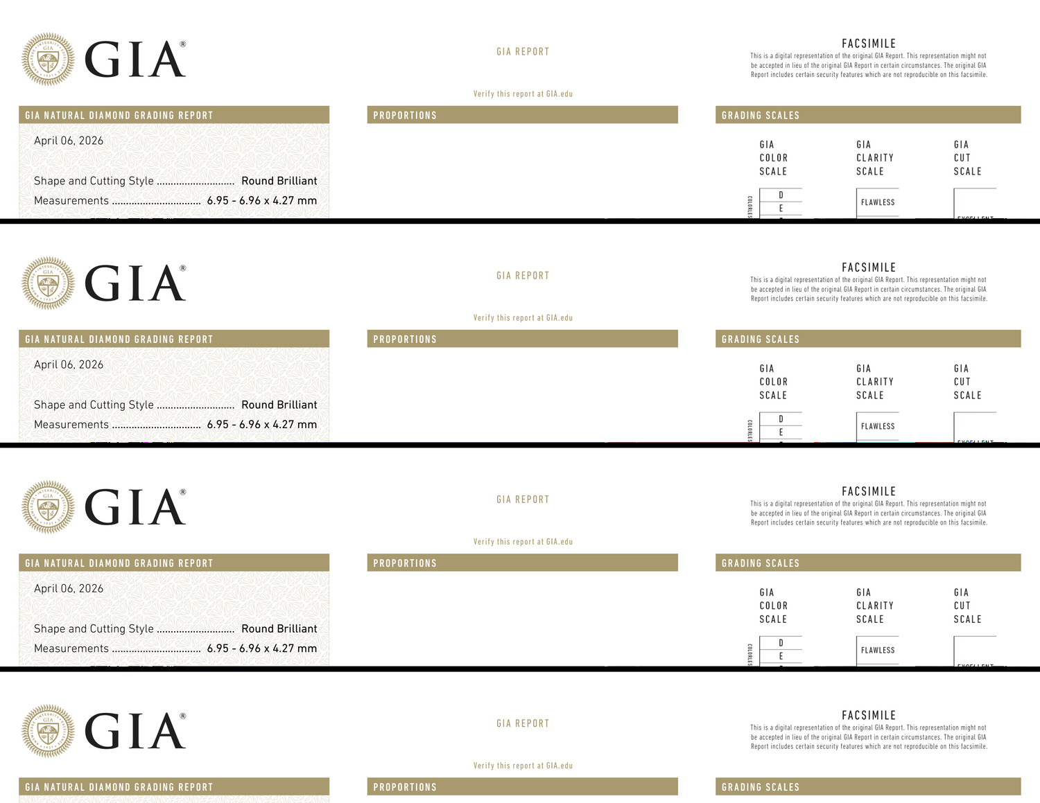 GIA Certificate
