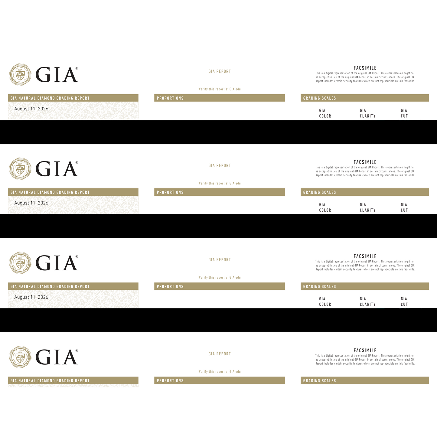 GIA Certificate