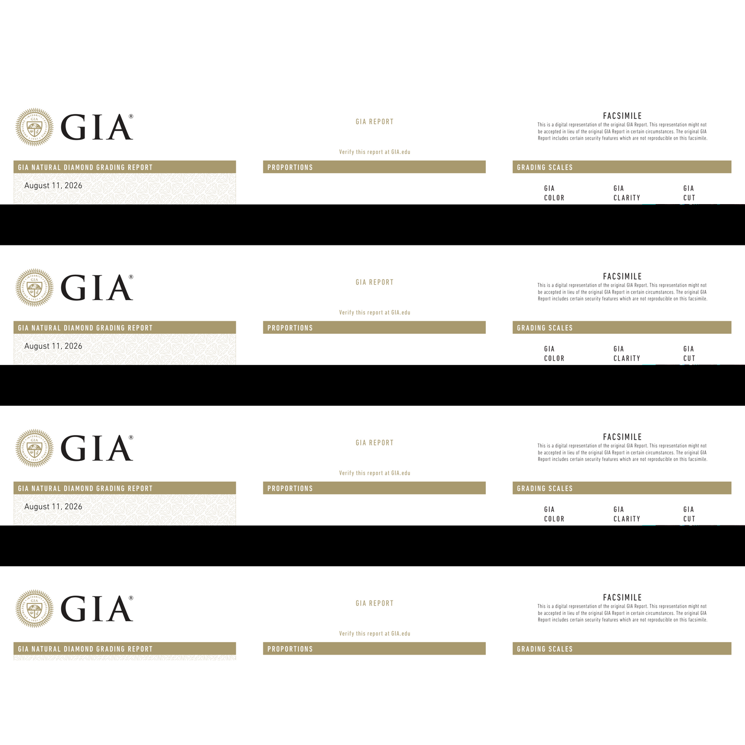 GIA Certificate