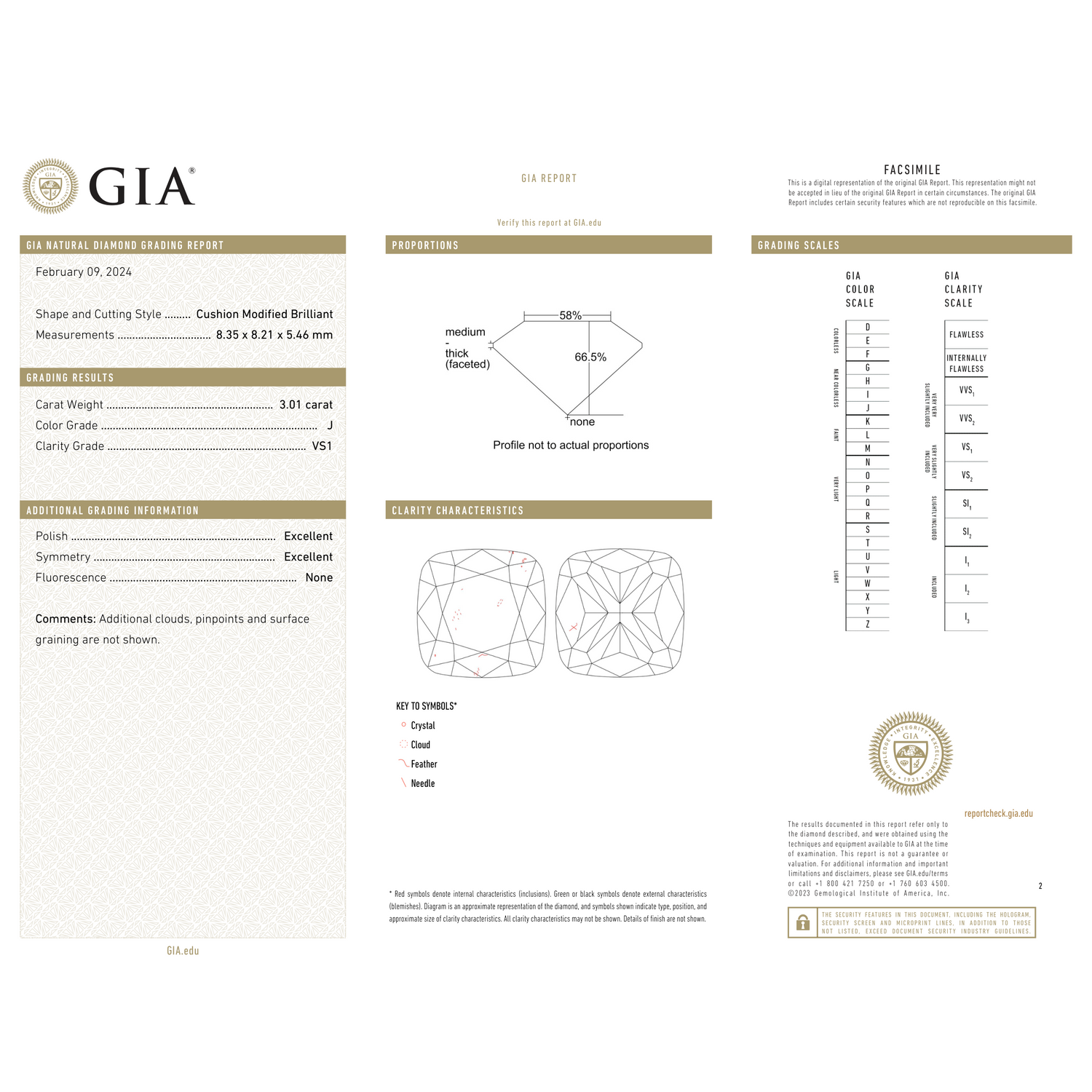 GIA Certificate 2