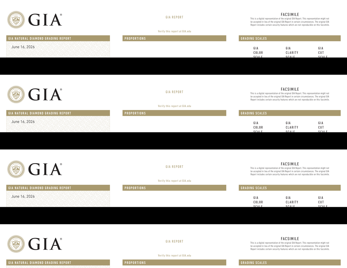 GIA Certificate