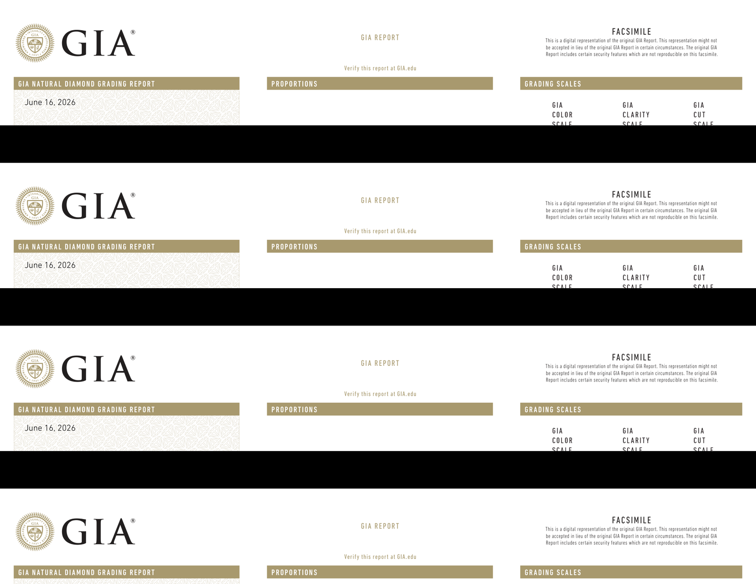 GIA Certificate