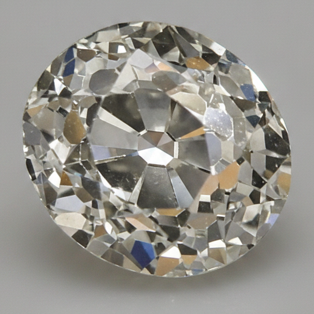 Loose Diamond Old Mine Round Cut Real 9 Carat Genuine F VS1