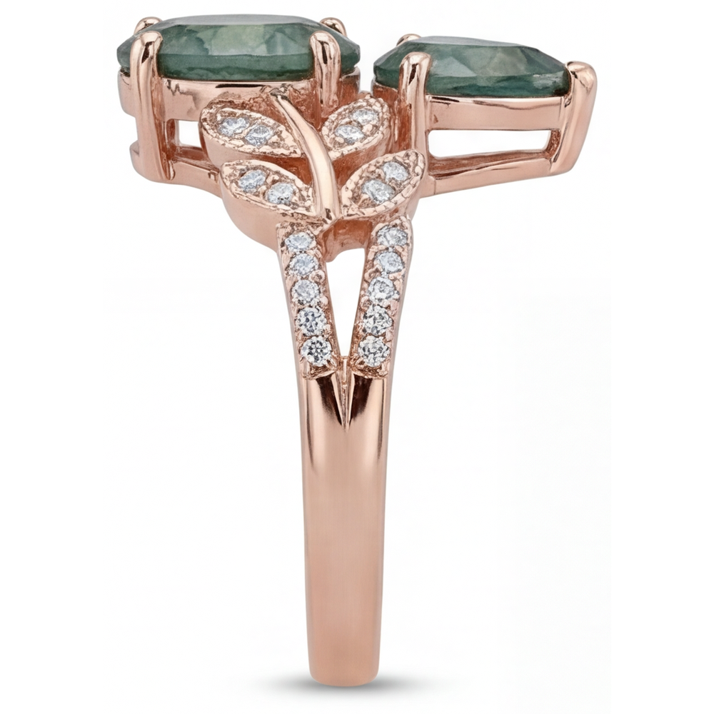 Luxury Colored Stone Ring 3.25 ct – angle view