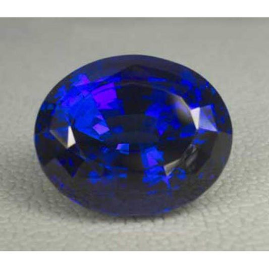 IGI CERTIFIED Loose Ceylon Color Blue Sapphire Approx. 7 Carats Oval Cut Gemstone