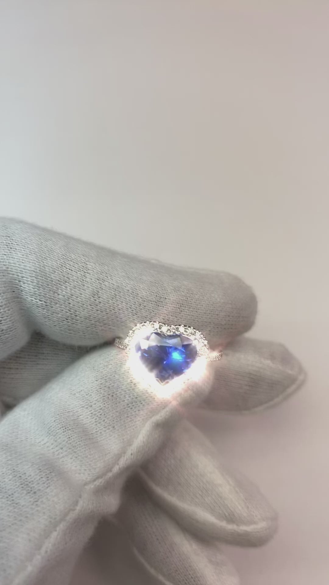 Halo Heart Engagement Ring