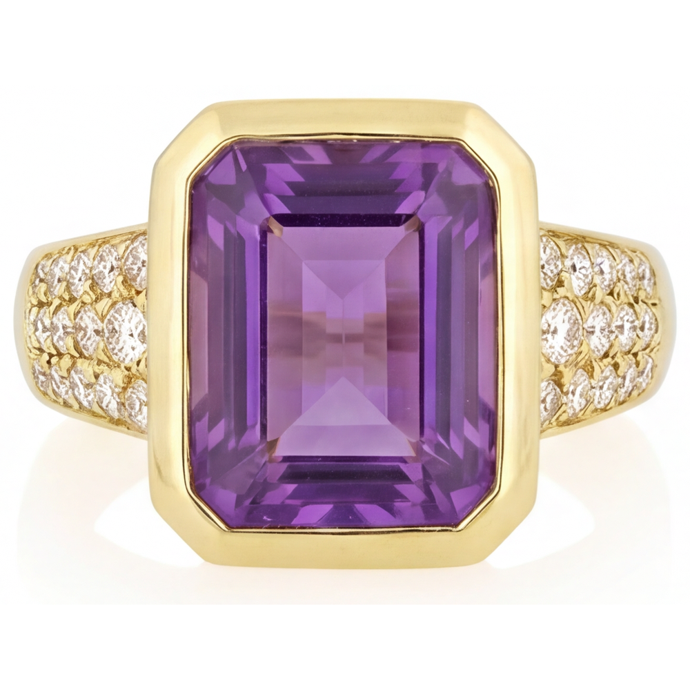 Shimmering Precious Stone Ring 7 ct – main view