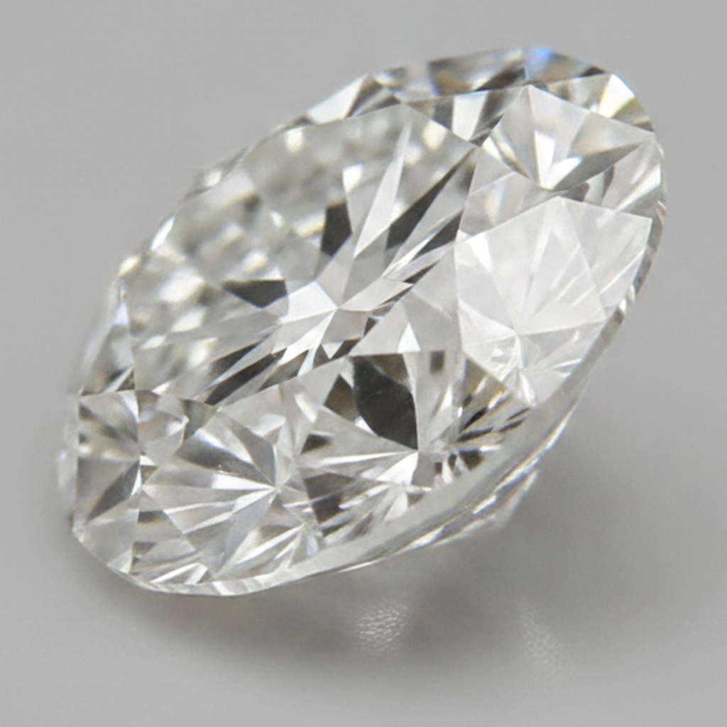 Real F VS1 Natural Loose Diamond Antique Old European Round Cut 3 Carat