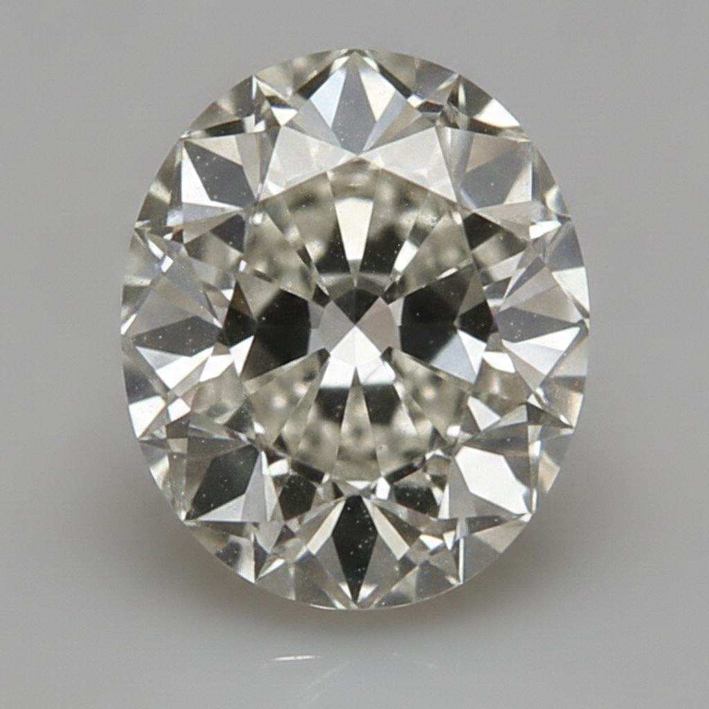 Real Genuine H VS1 8 Carat Old Miner Round Cut Loose Diamond