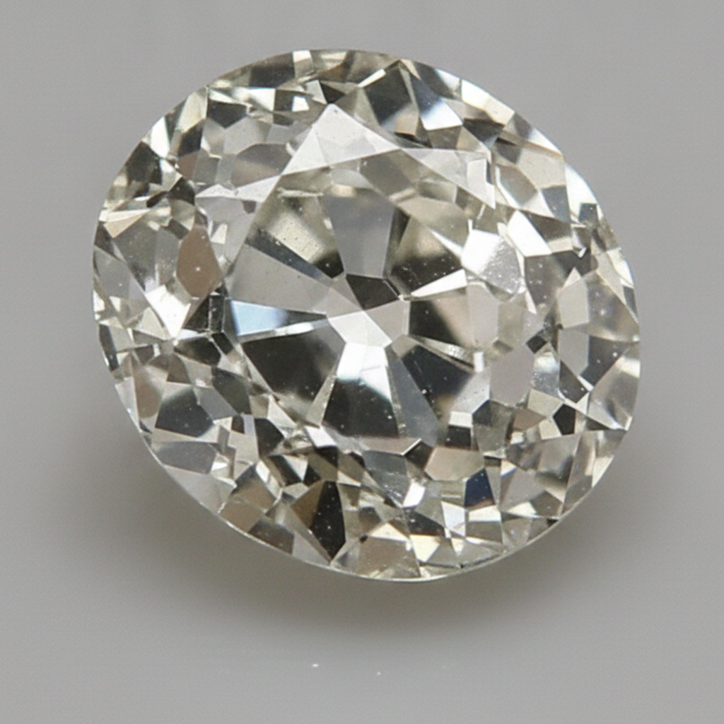 Real Genuine H VS1 8 Carat Old Miner Round Cut Loose Diamond