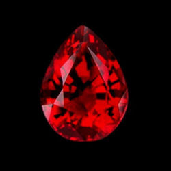 14K White Gold Ruby Loose Precious Stone – 1.5-ct Pear Shape