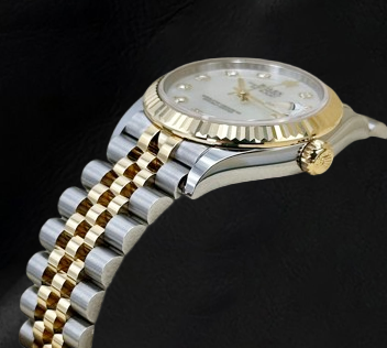 Rolex 278273 Datejust 31 mm White Mother Of Pearl Diamond Dial Two Tone Watch