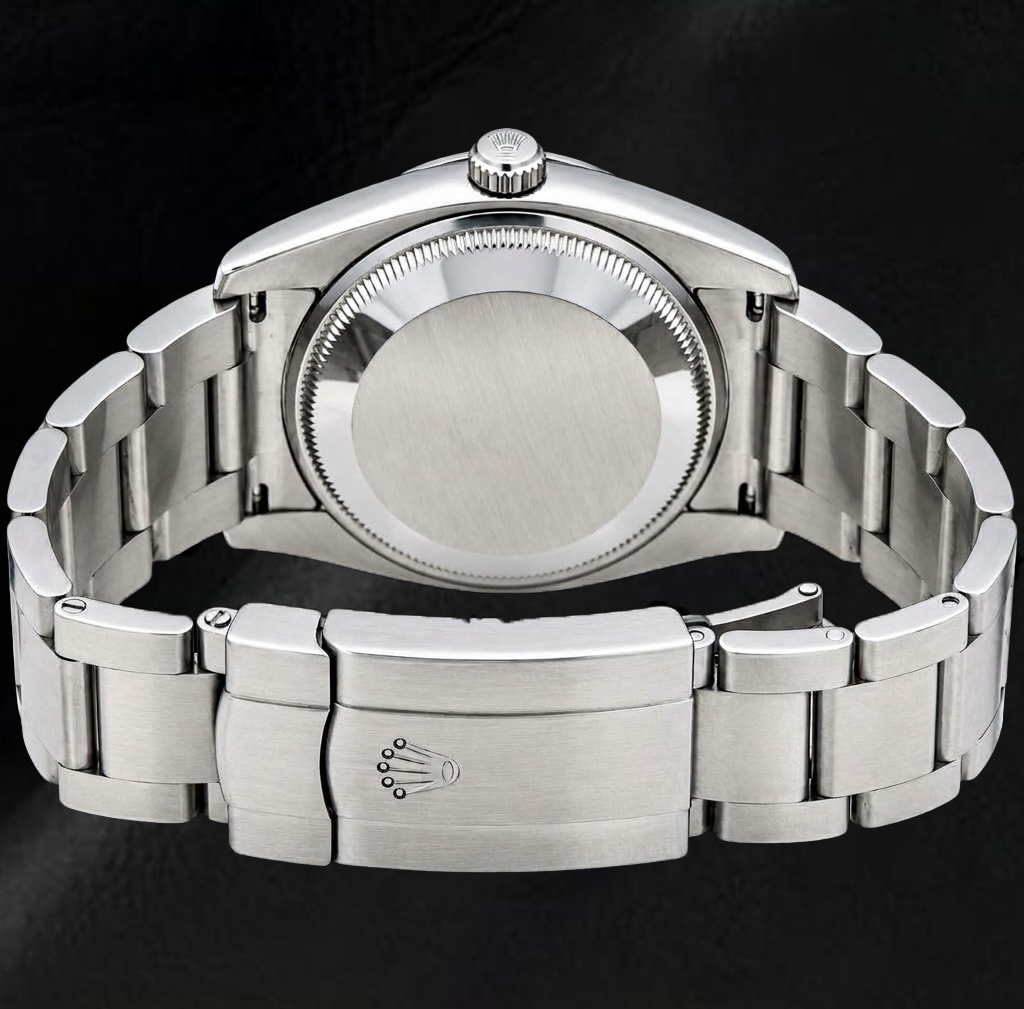 Rolex Air-King 34mm 114200 Silver Roman Dial Stainless Steel Watch Oyster Bracelet