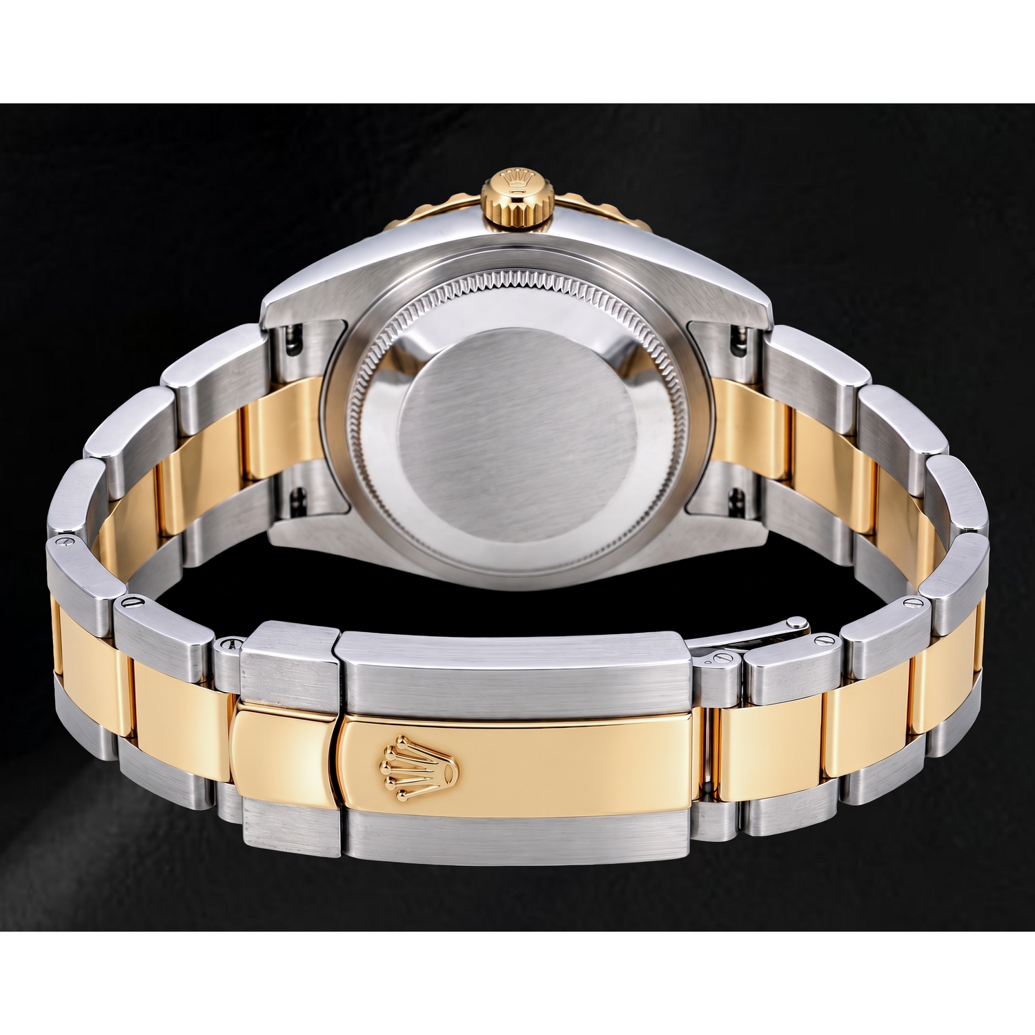 Rolex Datejust 116203 36mm Diamond Paved Rainbow Eastern Arabic Dial Two Tone Watch