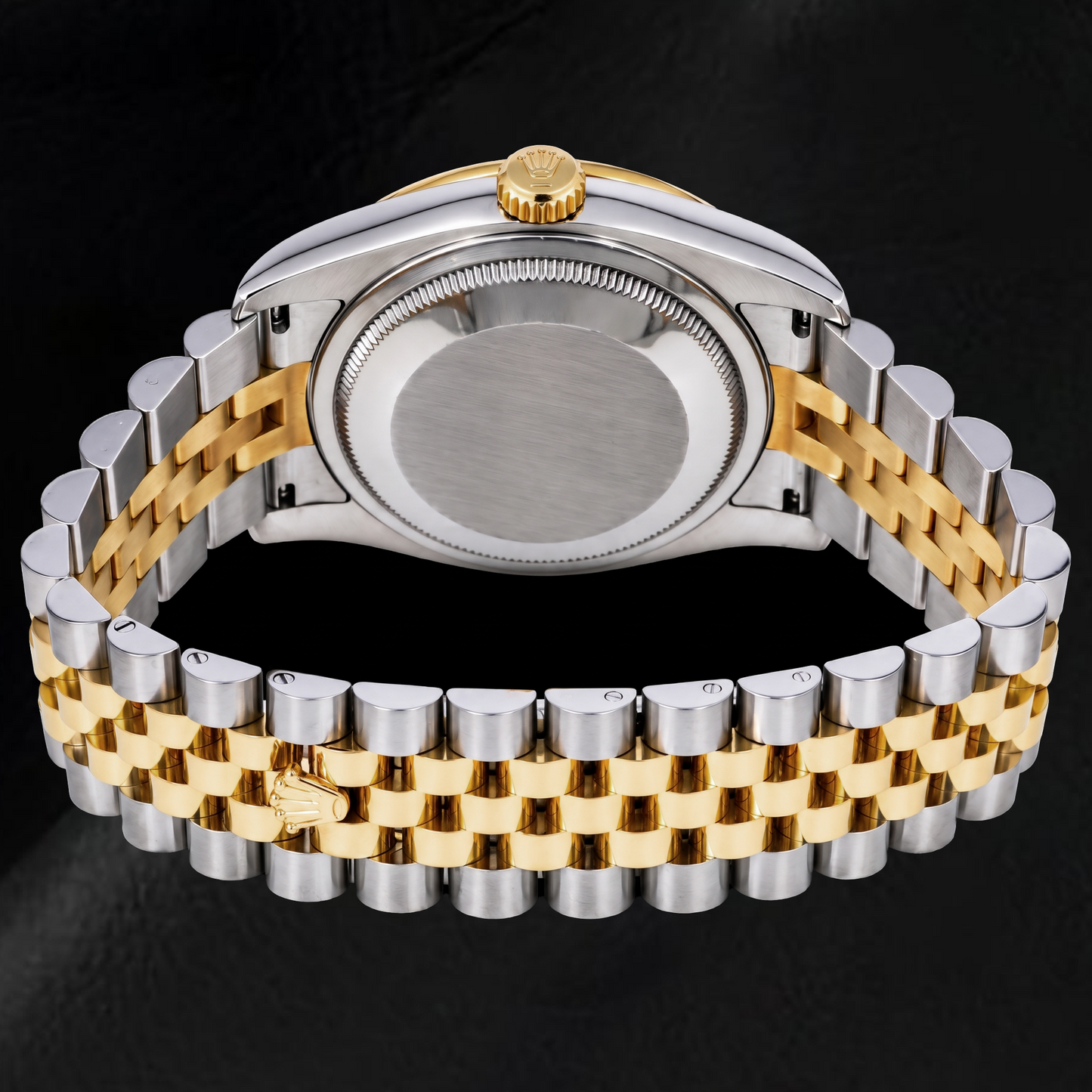 Rolex Datejust 116243 36mm Silver Floral Arabic Dial Two Tone Watch