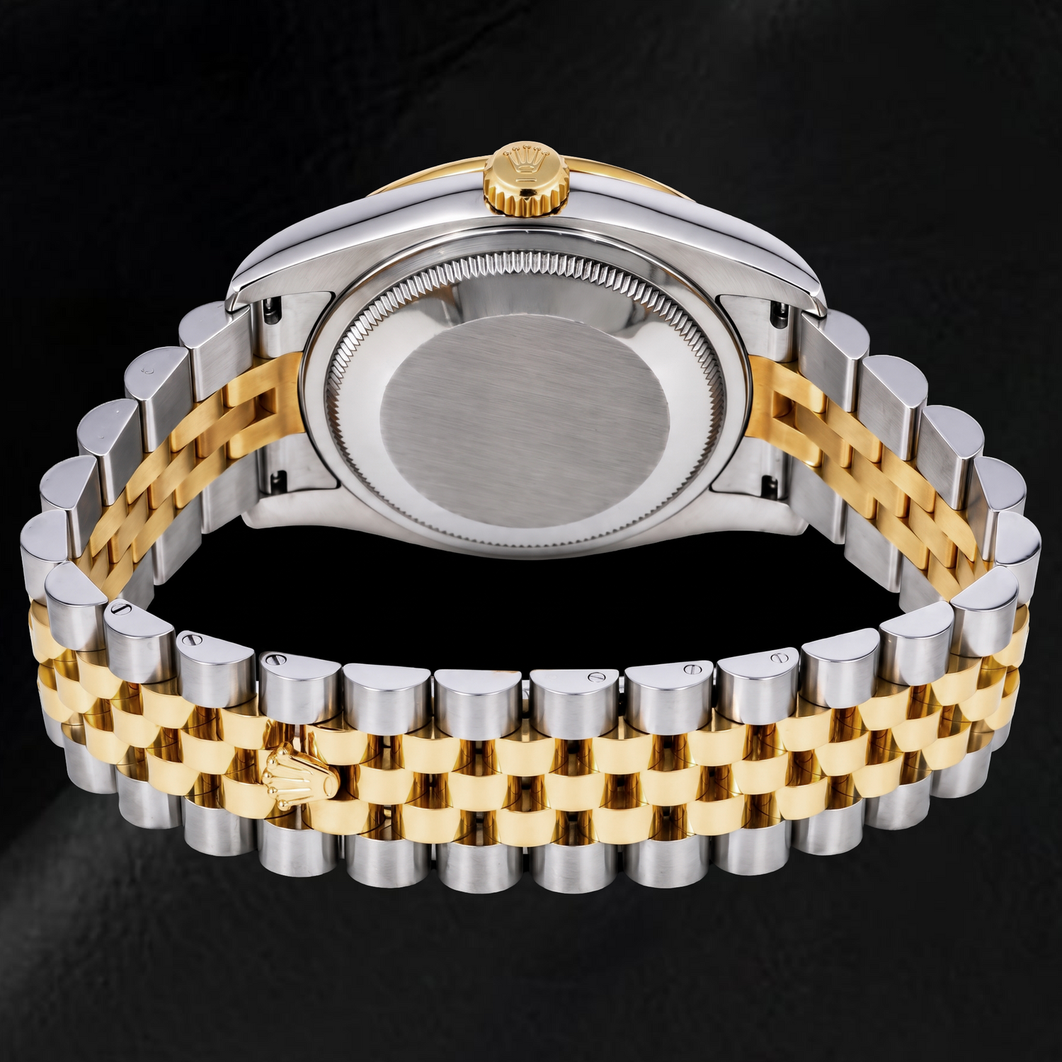 Rolex Datejust 116243 36mm Silver Floral Arabic Dial Two Tone Watch