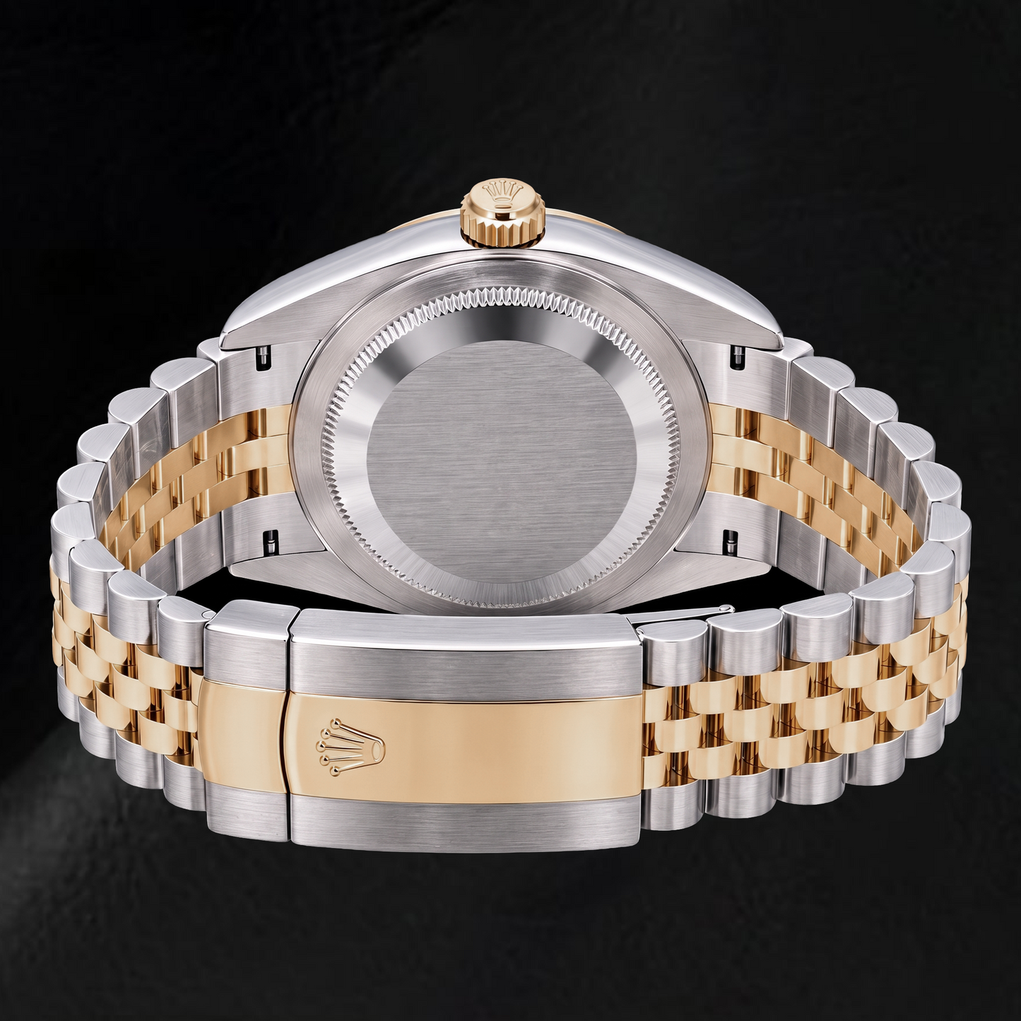 Rolex Datejust 126333 41mm Black Diamond Dial Two Tone Watch