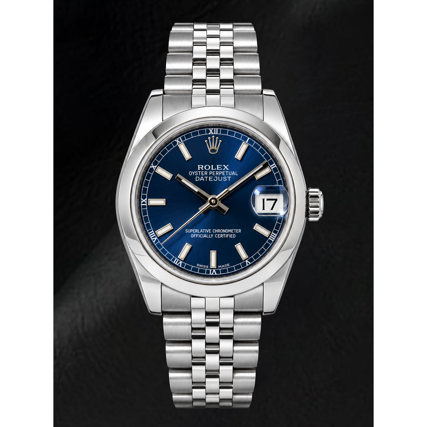 Rolex Datejust 178240 31mm Blue Luminous Dial Stainless Steel Watch