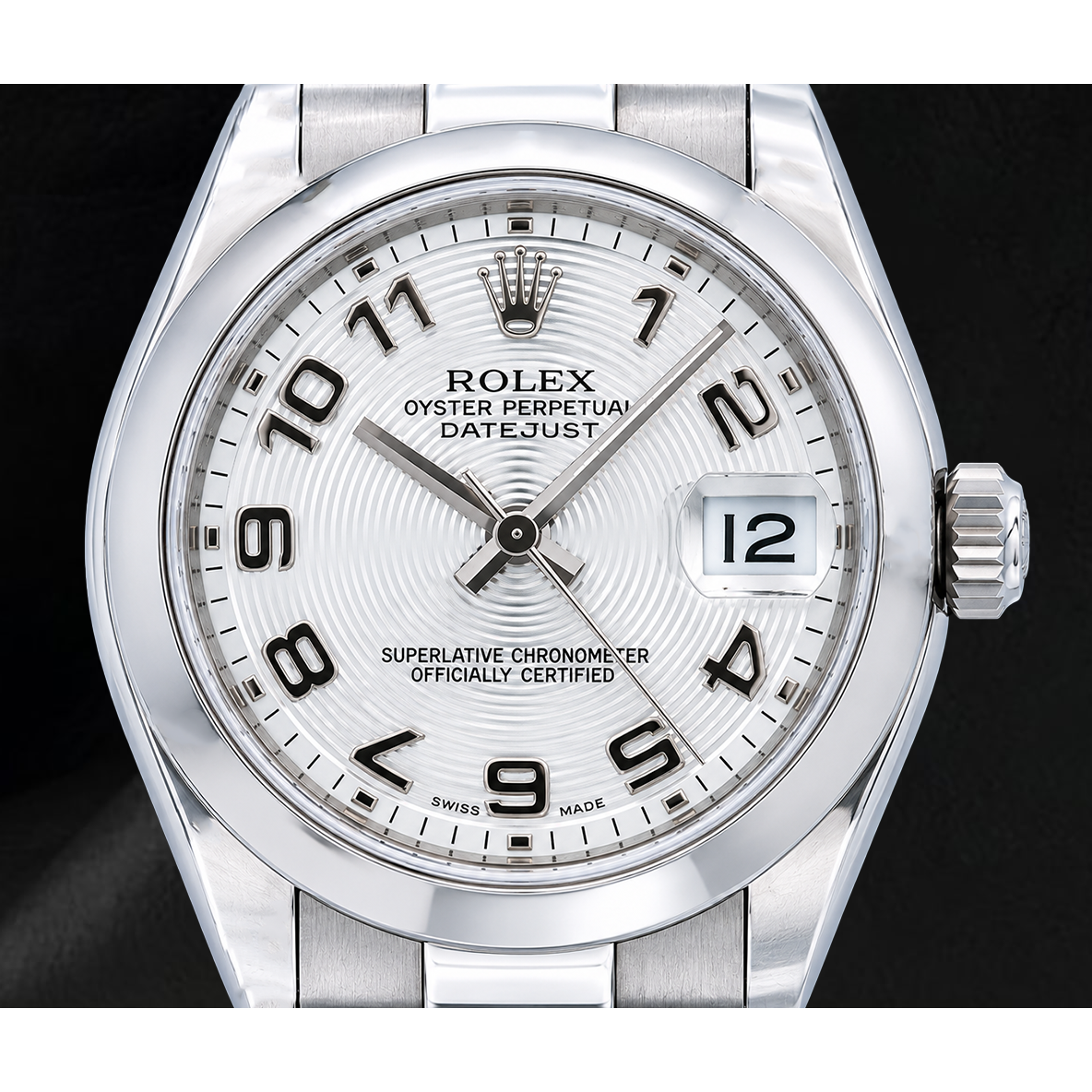 Rolex Datejust 178240 31mm Silver Arabic Dial Stainless Steel Watch
