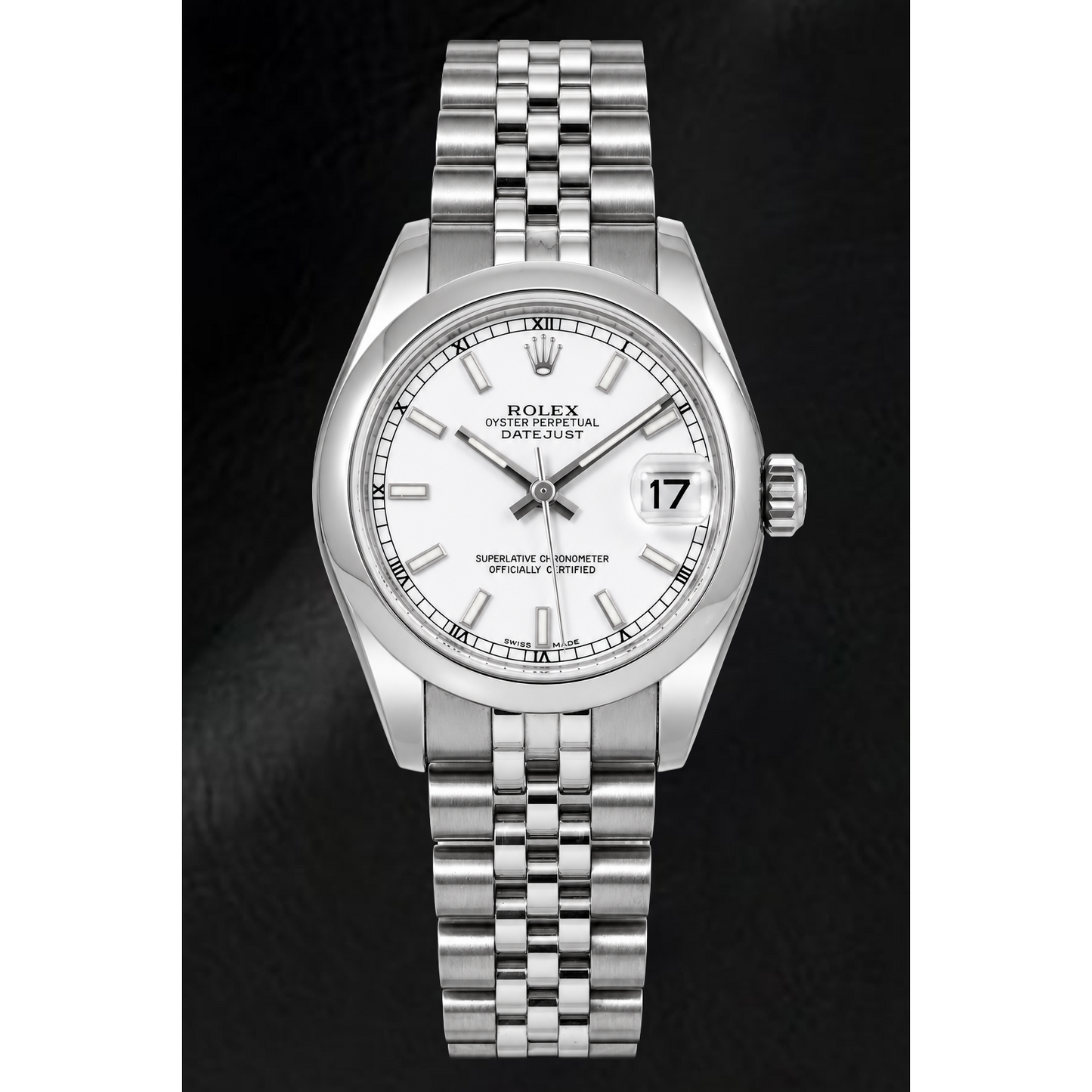 Rolex Datejust 178240 31mm White Luminous Dial Stainless Steel Watch