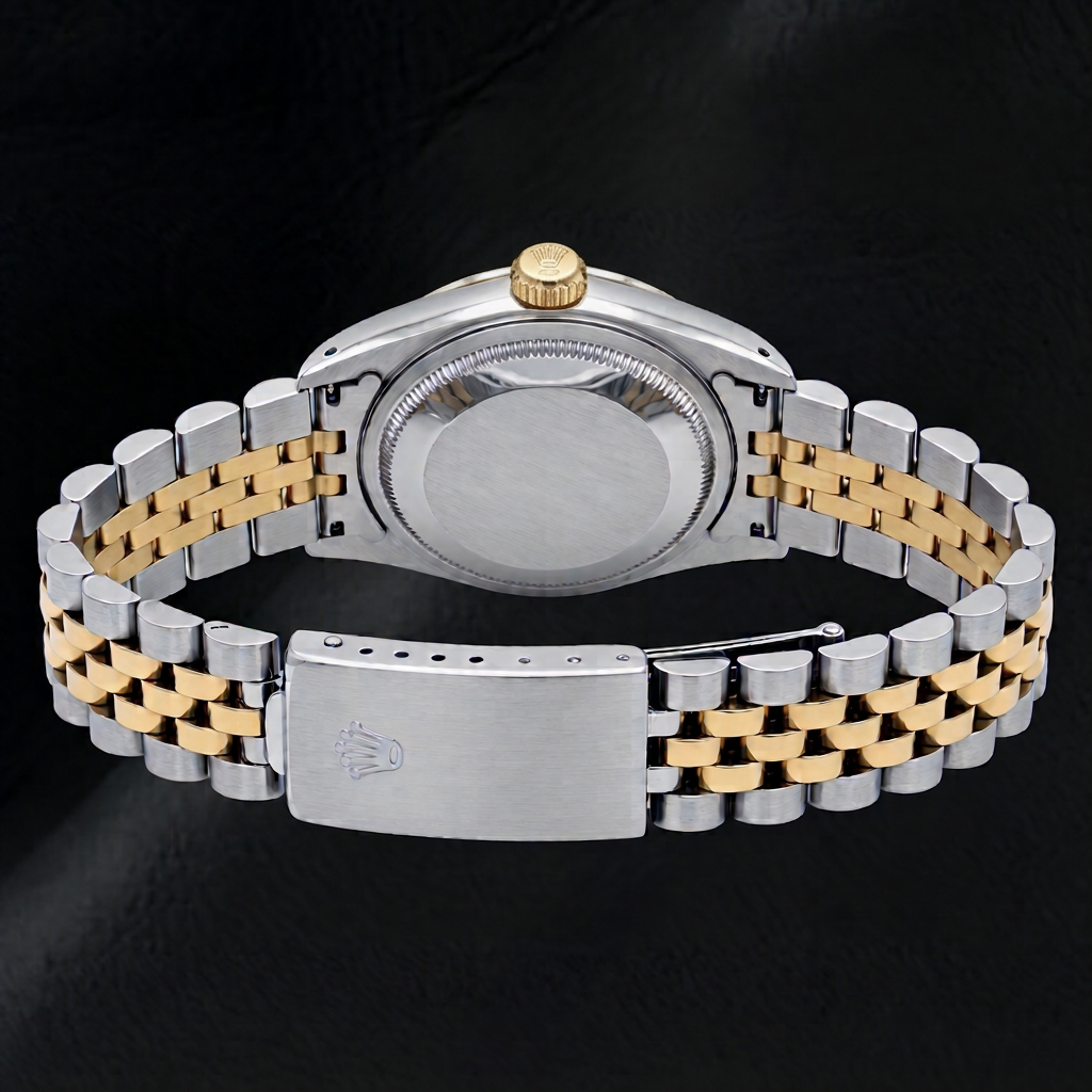 Rolex Datejust 26mm 69173 Blue Roman Dial Two Tone Jubilee Bracelet Watch