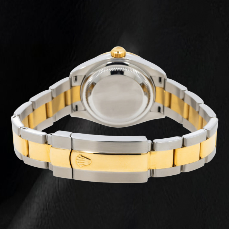 Rolex Datejust 279383RBR 28mm White Mother Of Pearl Diamond Dial Two Tone Watch