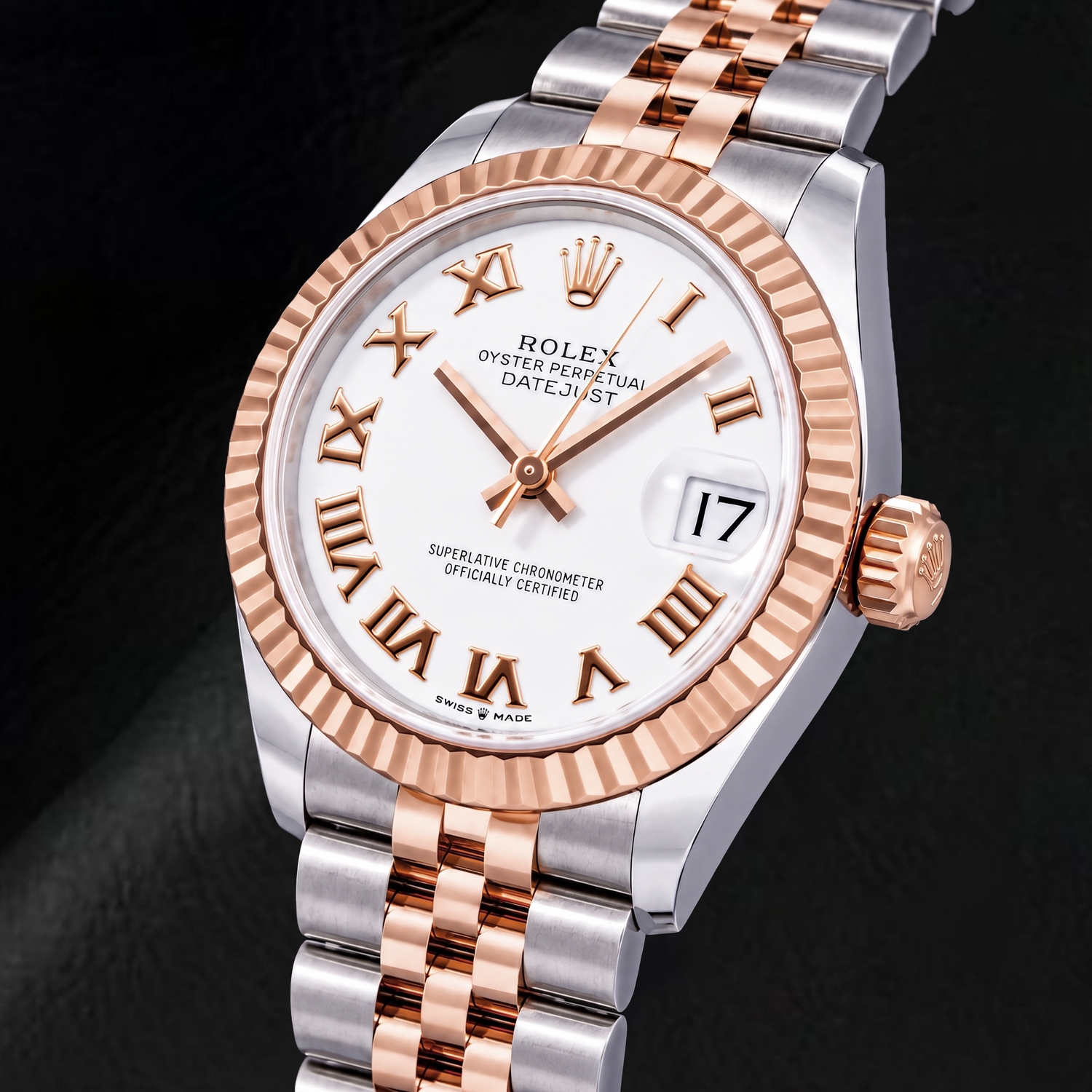 Rolex Datejust 31MM 278271 White Roman Dial Two Tone Watch
