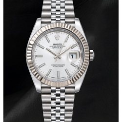 Rolex Datejust 41mm 126334 Silver Dial Gold and Stainless Steel Watch