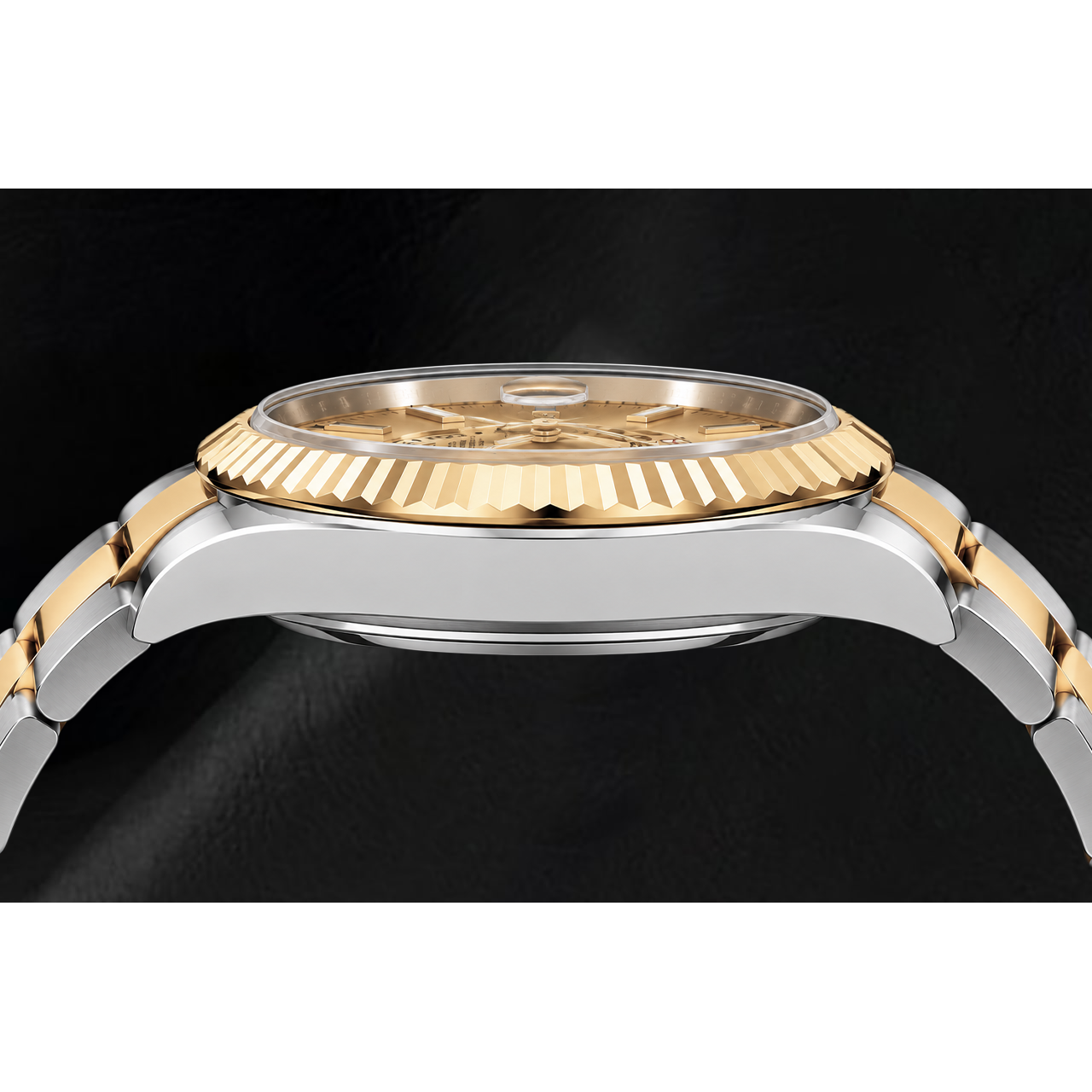 Rolex Sky Dweller 326933 42mm Champagne Dial Two Tone Watch