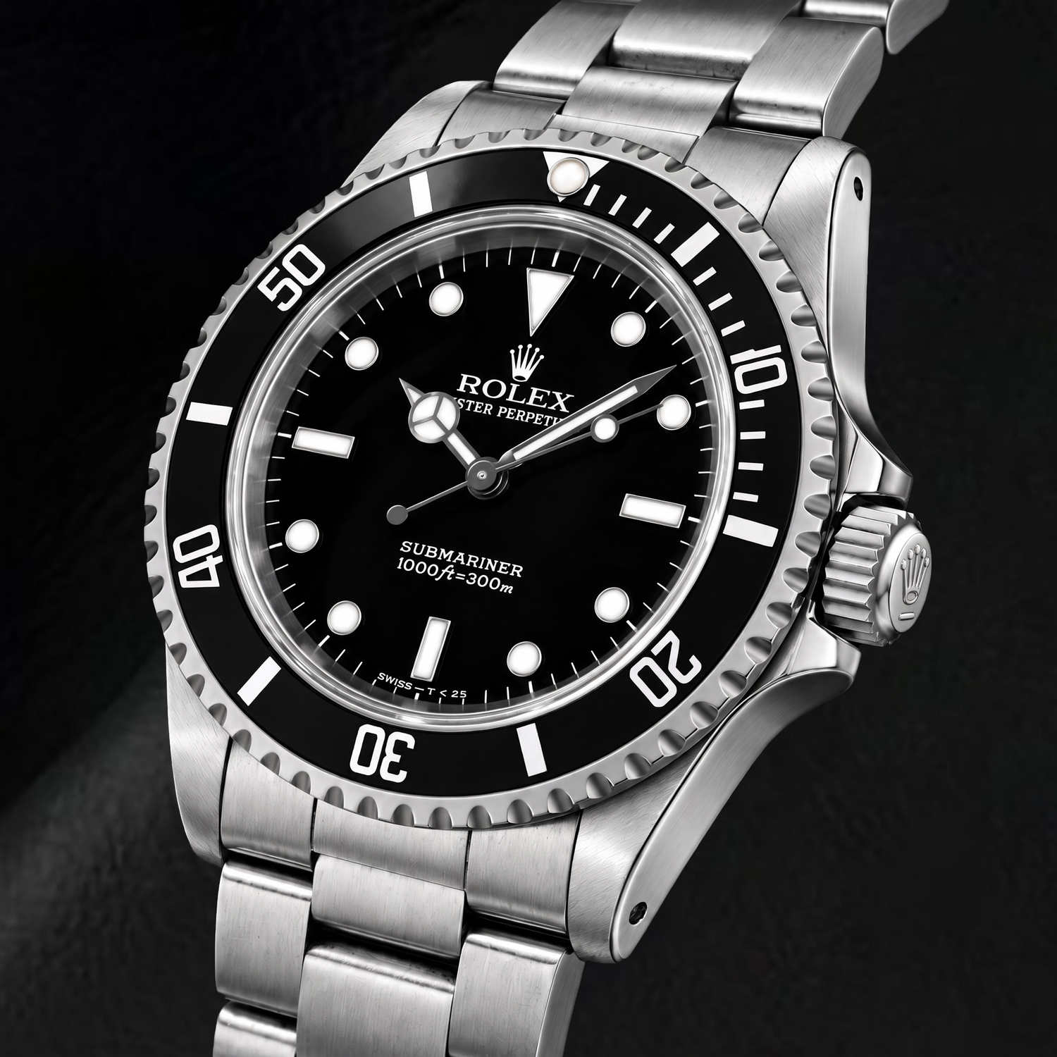 Rolex Submariner 14060 40mm Black Luminous Dial Stainless Steel Watch