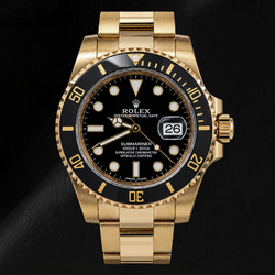 Rolex Submariner Date 40mm116618LN Black Dial Black Ceramic Bezel Watch