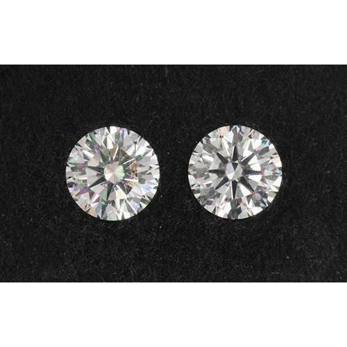 Round Cut Diamond ring in 14K White Gold – main view