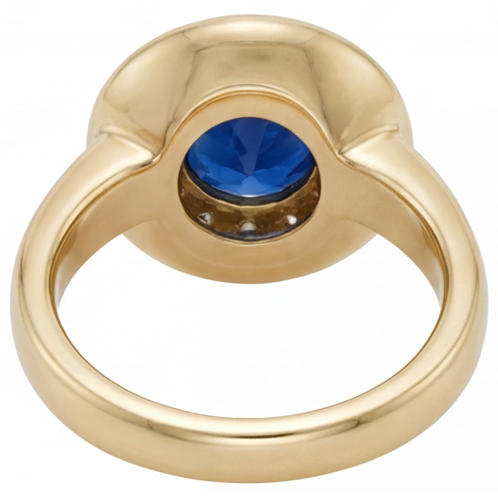 Dazzling Gemstone Ring 1.5 ct – profile view