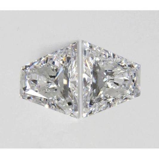 Trapezoids 3 Carats G Si Loose Diamond Sparkling Pair Diamond