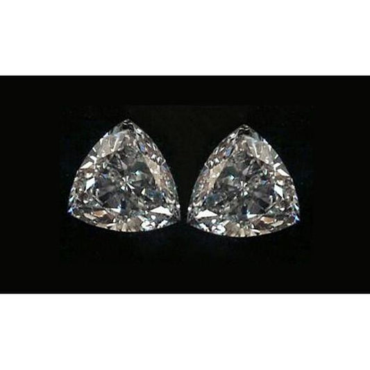 Trilliant Triangle Cut Diamonds Matching Pair 1 Carats G Si Loose Diamond Diamond