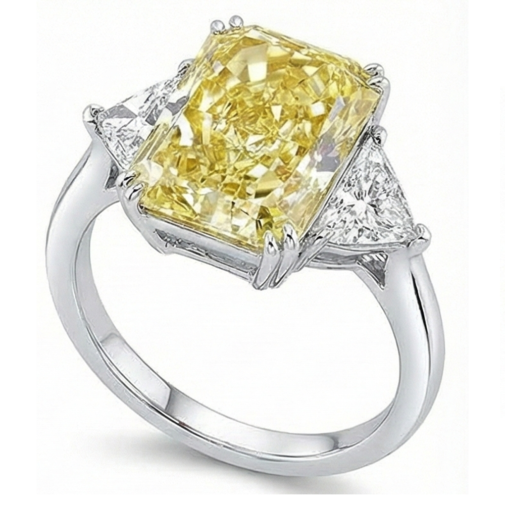 Refined Trilogy Ring 4 ct – angle view