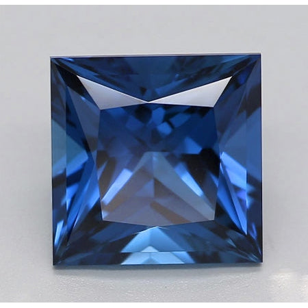 1.5 Carats Blue Princess Diamond Natural Loose Excellent Cut