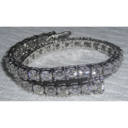 10.50 Ct. Lab Grown Diamond Tennis Bracelet Sparkling Ladies Jewelry