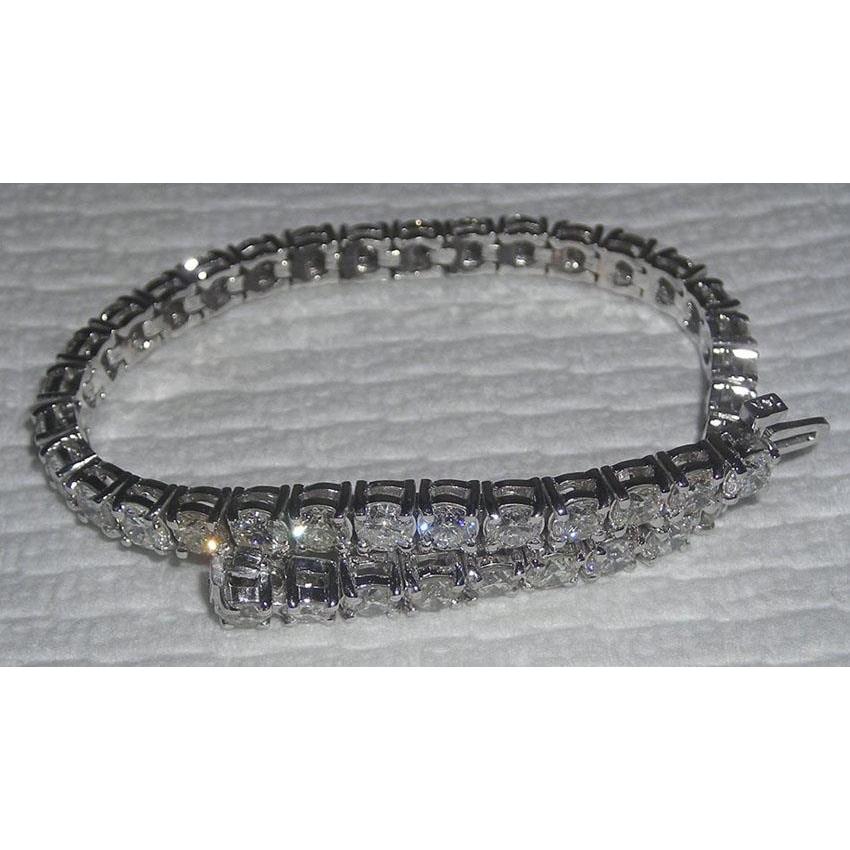 10.50 Ct. Lab Grown Diamond Tennis Bracelet Sparkling Ladies Jewelry