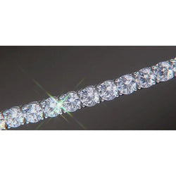 12.80 Carats Triple Ex Stones Large Lab Grown Diamond Tennis Bracelet