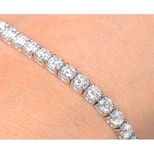 12 Carat Diamond Tennis Bracelet1