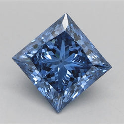 2.50 Carats Loose Princess Cut Blue Natural Earth Mined Diamond F VS1