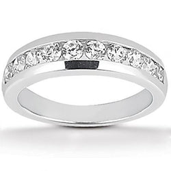 2 Carats Genuine Natural Earth Mined Diamond Engagement Band White Gold 14K New