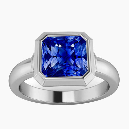 3 Carat Sapphire Engagement Ring 1