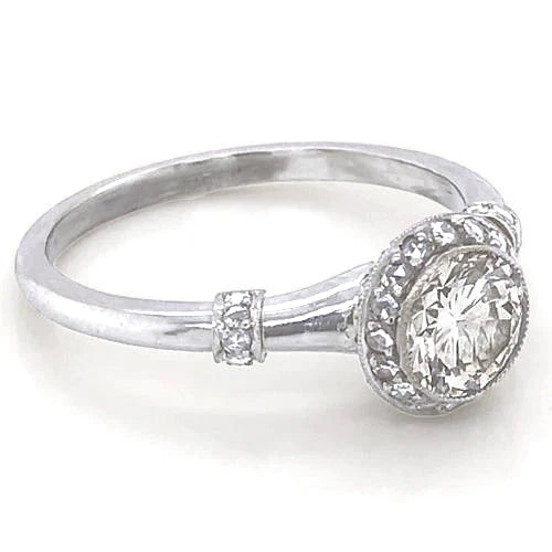 Diamond Engagement Ring 1.50 Carats Antique Style