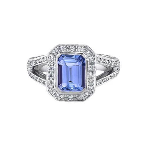 Emerald Tanzanite Diamonds 5.36 Carat Fancy Ring New - Gemstone Ring-harrychadent.ca